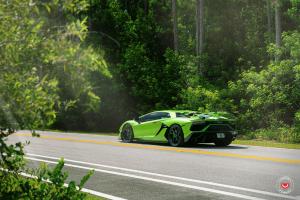 Lamborghini Aventador SVJ by Novitec Rosso on Vossen Wheels (S21-01) 2020 года 